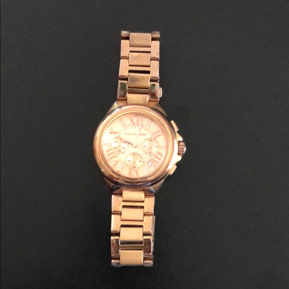 Michael Kors rose gold watch